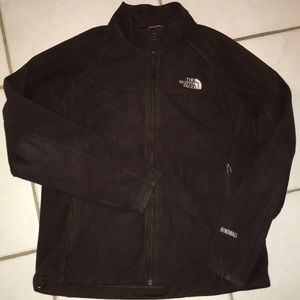 The North Face brown windwall jacket